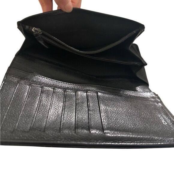 Chanel quilted black leather wallet - Picture 11 of 15